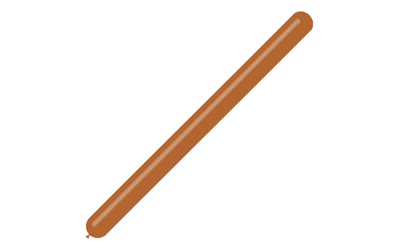 360BN Balloonia Brand Professional Line Twisting/Modelling Latex Balloons Standard Brown (100 Per Bag) - Image 3