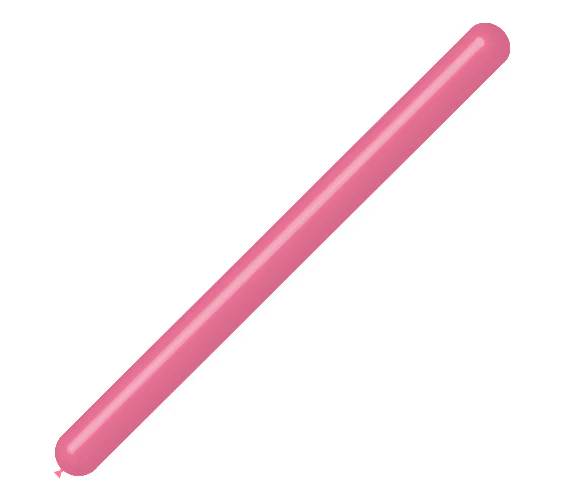 360BN Balloonia Brand Professional Line Twisting/Modelling Latex Balloons Standard Pink (100 Per Bag)