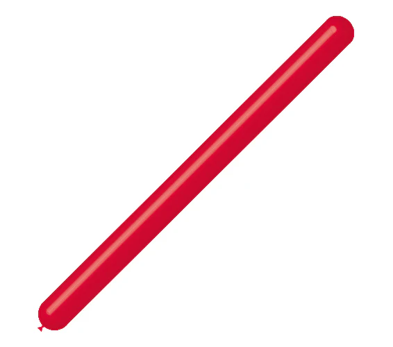 360BN Balloonia Brand Professional Line Twisting/Modelling Latex Balloons Standard Red (100 Per Bag)
