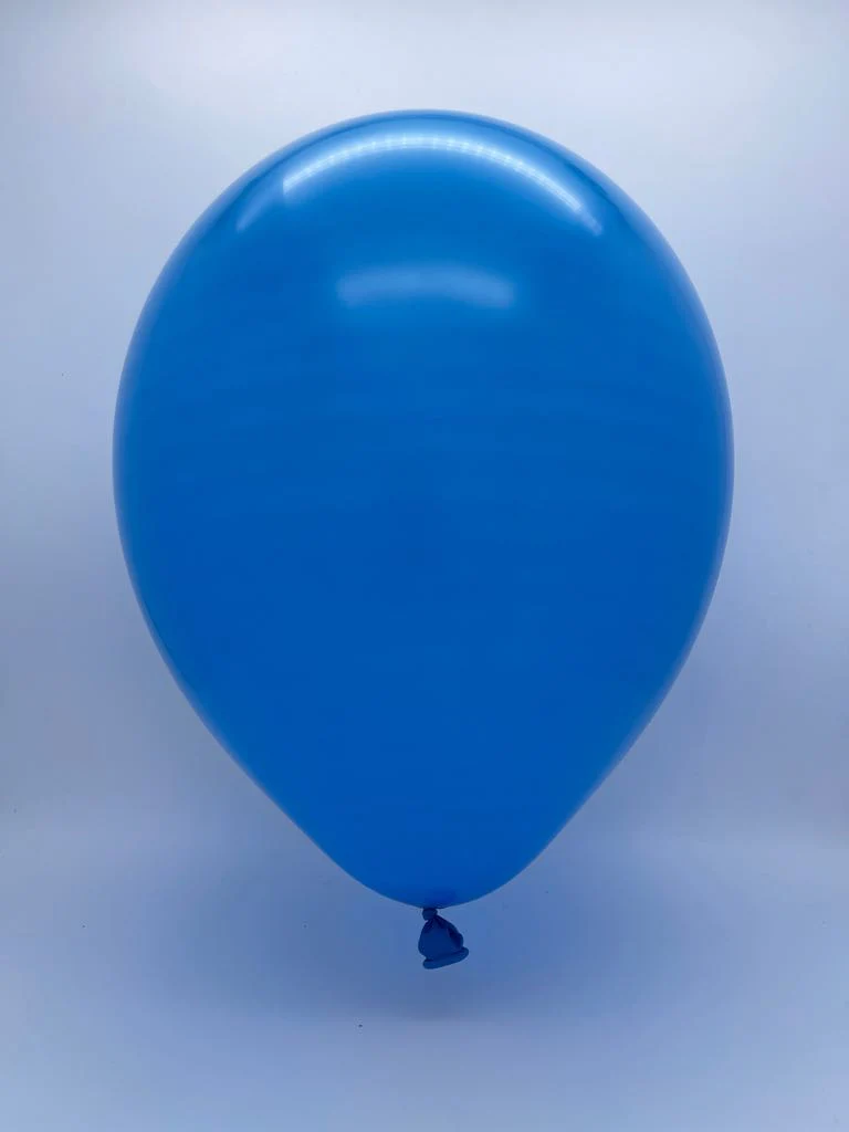 360D Standard Blue Decomex Twisting Modelling Latex Balloons (50 Per Bag) - Image 2