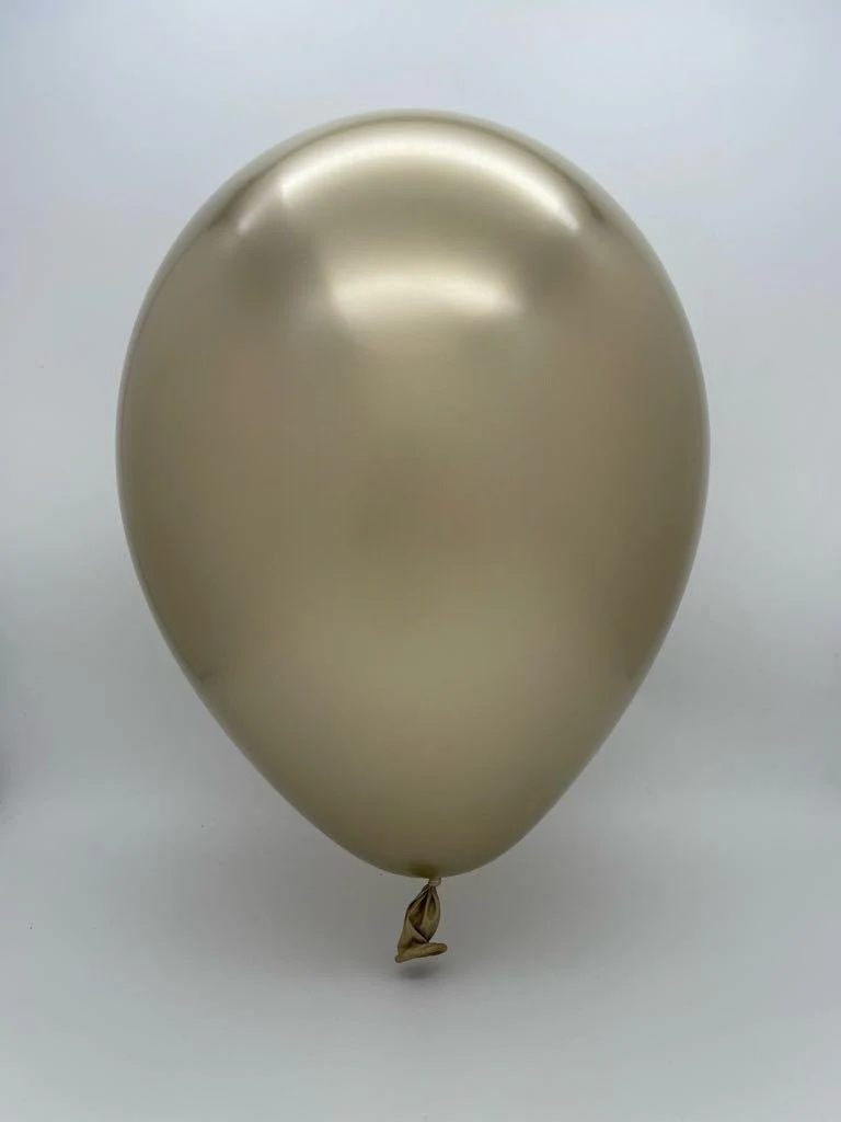 360G Gemar Latex Balloons (Bag of 25) Shiny Gold Twisting/Modelling - Image 2