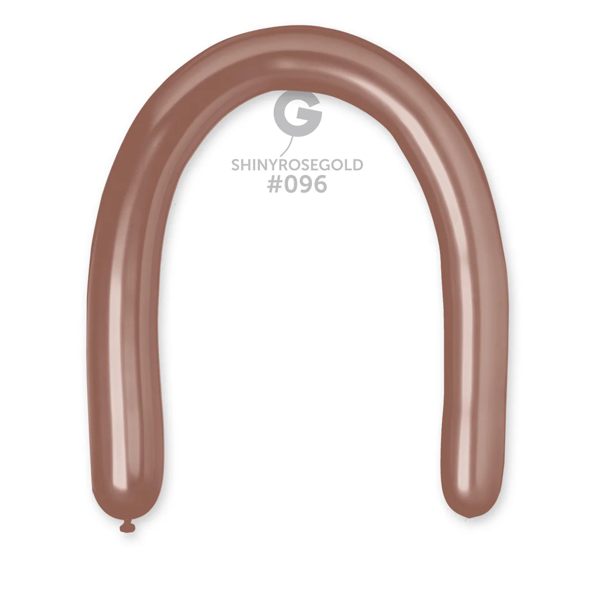 360G Gemar Latex Balloons (Bag of 25) Shiny Rose Gold Twisting/Modelling