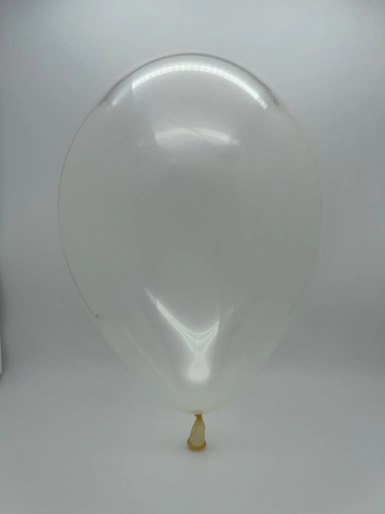 360G Gemar Latex Balloons (Bag of 50) Modelling/Twisting Crystal Clear - Image 2