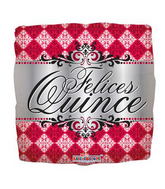 4" Airfill Only (Sticks Sold Separately) Felices Quince Globos Rojo Balloon (Spanish)