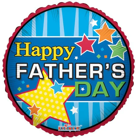 4" Airfill Only (Sticks Sold Separately) Happy Father's Day All Star Dad Balloon