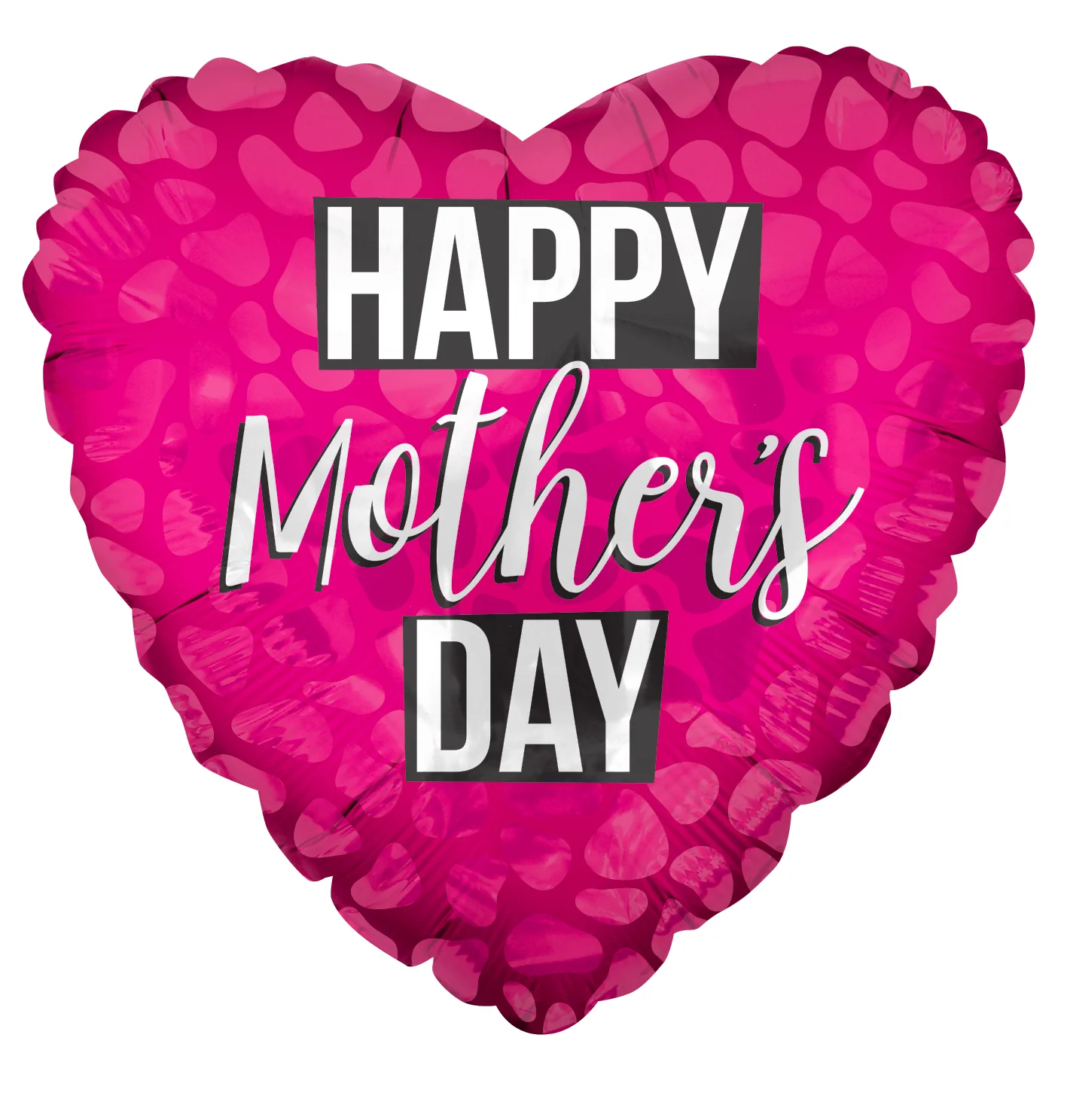 4" Airfill Only (Sticks Sold Separately) Happy Mother's Day Animal Foil Balloon