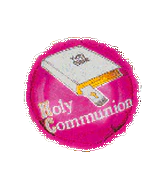 4" Airfill Only (Sticks Sold Separately) Holy Communion Bible Pink Balloon