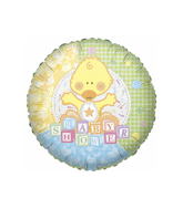 4" Airfill Only (Sticks Sold Separately) Patito Baby Shower Balloon