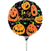 4" Airfill Only (Sticks Sold Separately) Trick Or Treat Spiders Balloon