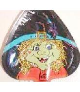 4" Airfill Only (Sticks Sold Separately) Witch Curly Hair Balloon
