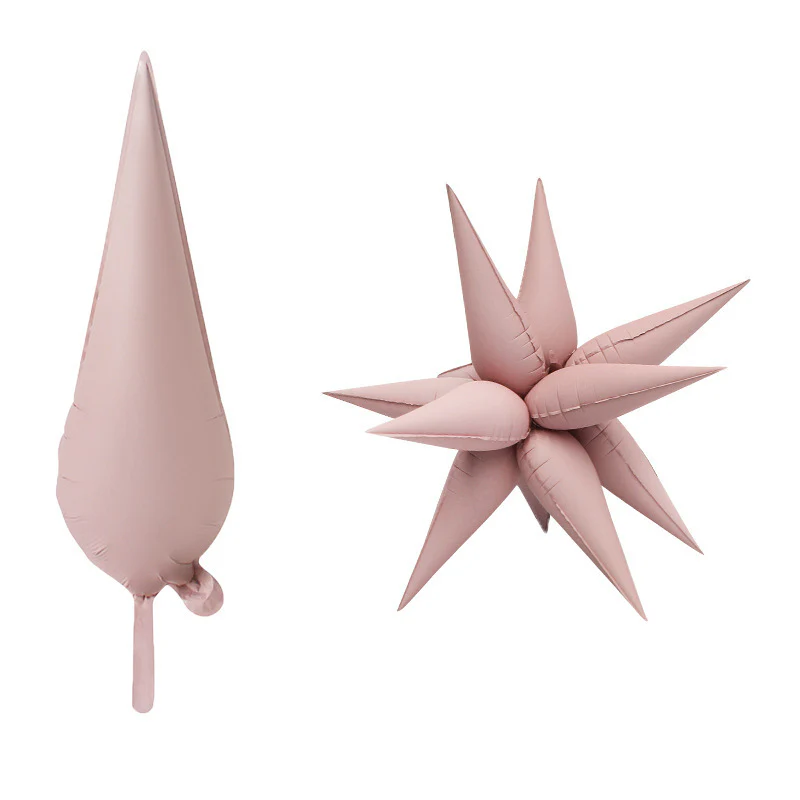 40" Airfill Decor Only Matte Pink Starburst Balloon (12 Piece Per Starburst Kit)