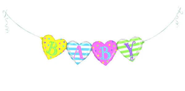 41" Air-filled Only Balloon Shape Packaged Baby Bunting