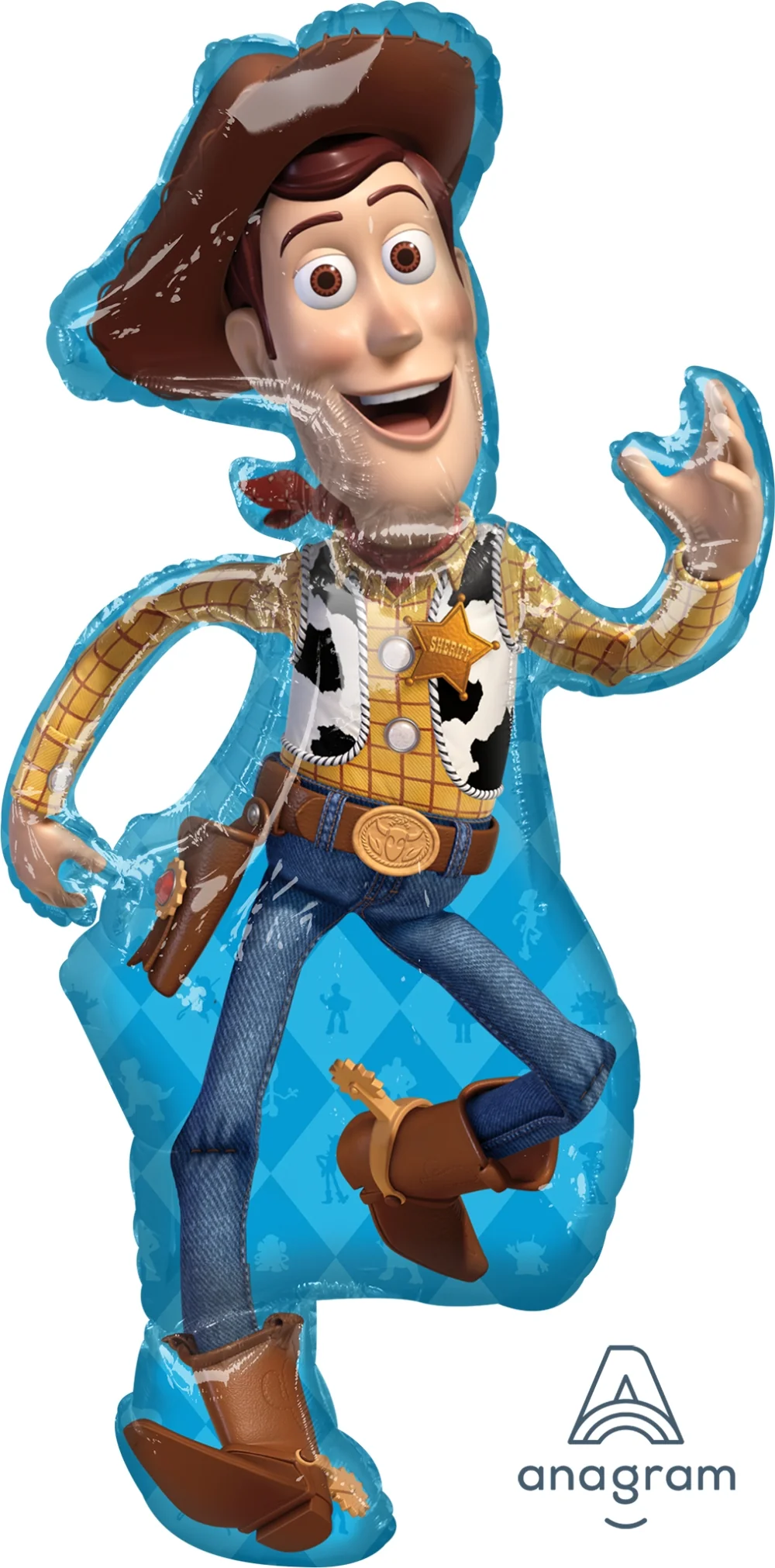 44" Jumbo Toy Story 4 Woody Foil Balloon
