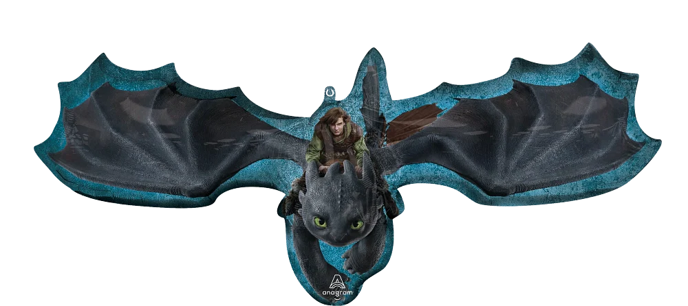44" Jumbo Supershape How to Train Your Dragon Foil Balloon