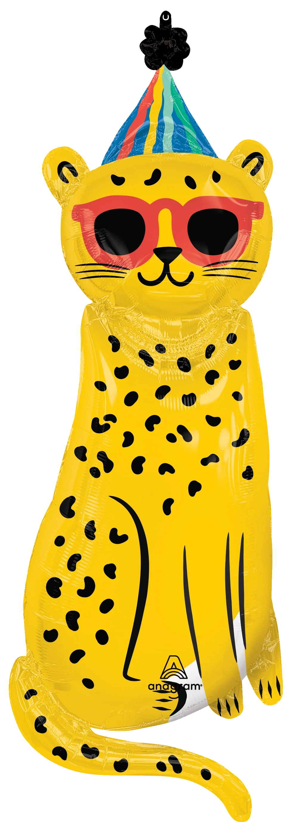 45" Party Animal Leopard Foil Balloon