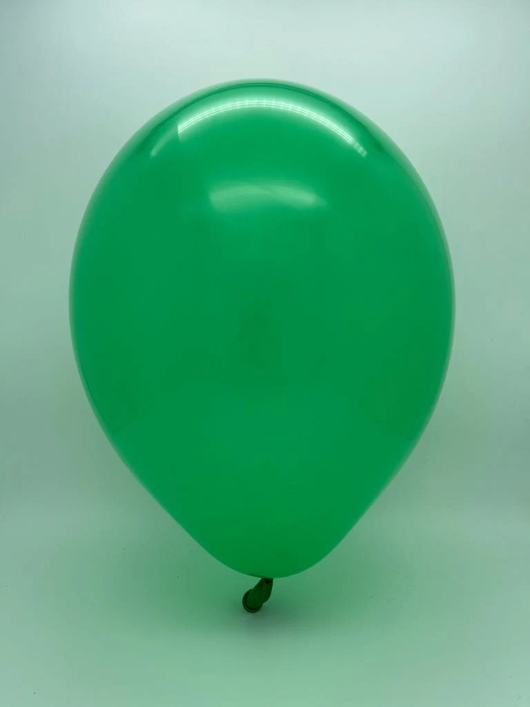 5" Cattex Premium Clover Green Latex Balloons (100 Per Bag) - Image 2