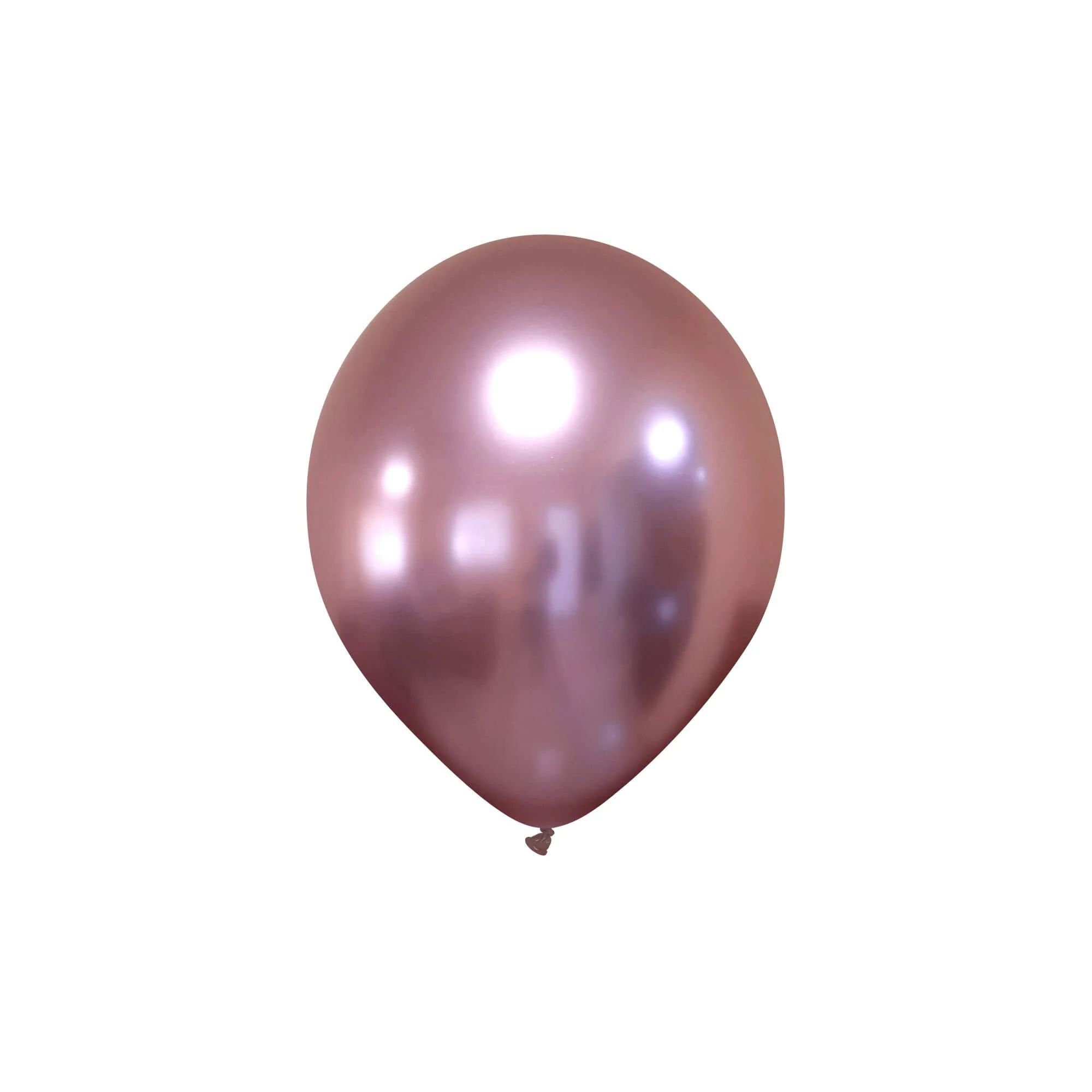 5" Cattex Titanium (Chrome/Mirror) Light Pink Latex Balloons (100 Per Bag)