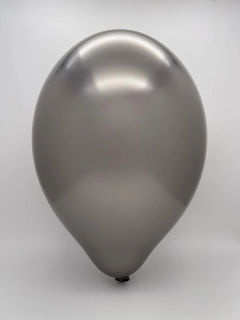 5" Cattex Titanium (Chrome/Mirror) Mercury Latex Balloons (100 Per Bag) - Image 2