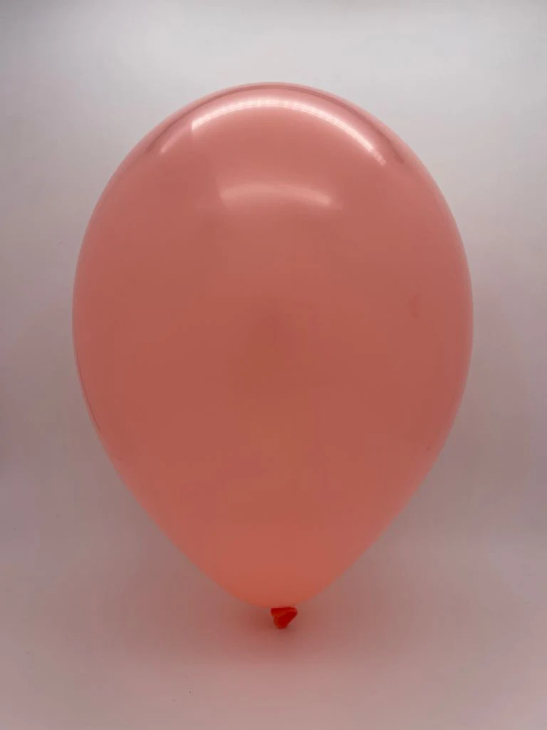 5" Coral Tuftex Latex Balloons Designer Balloons (50 Per Bag) - Image 2