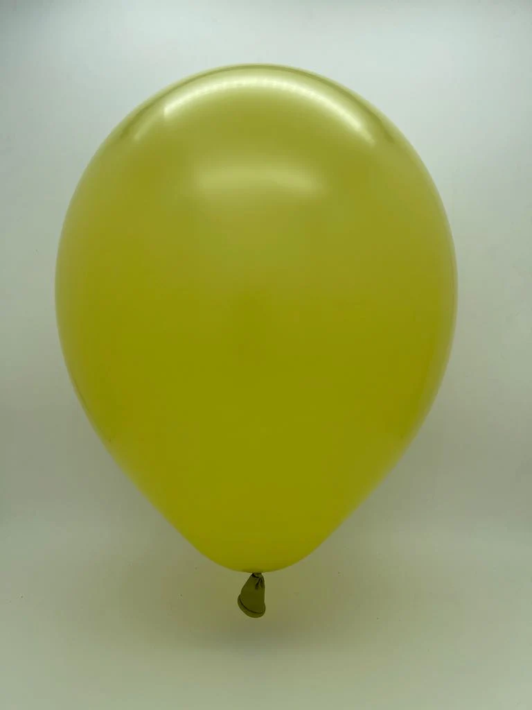 5" Deco Olive Decomex Latex Balloons (100 Per Bag) - Image 2