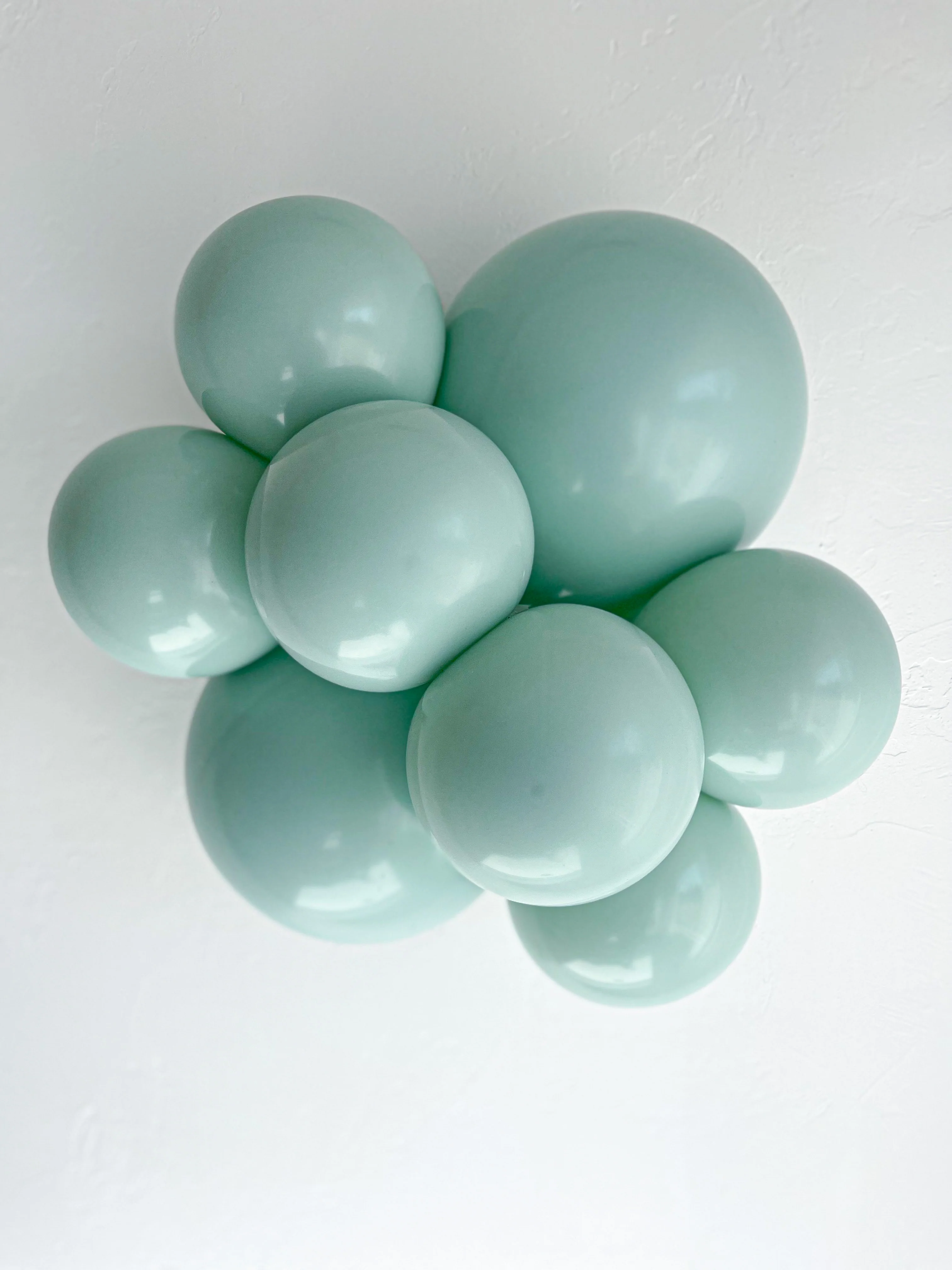 5" Empower-Mint Tuftex Latex Balloons Designer Balloons (50 Per Bag) - Image 3