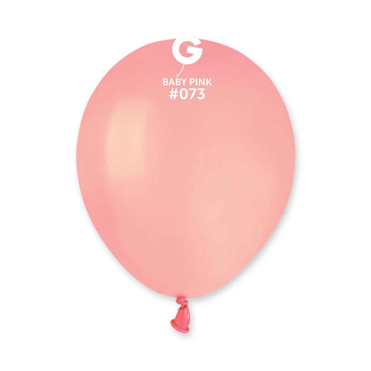 5" Gemar Latex Balloons (Bag of 100) Standard Baby Pink