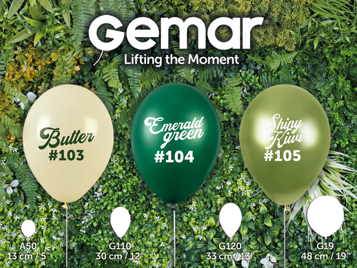 5" Gemar Latex Balloons (Bag of 100) Standard Butter - Image 2