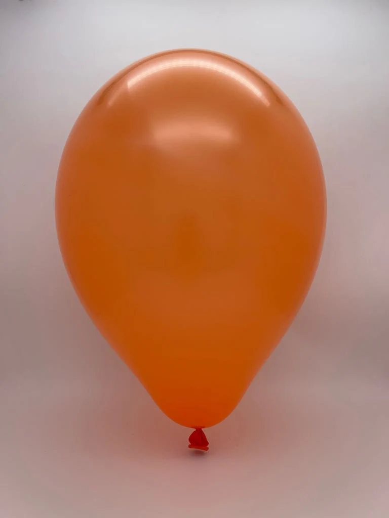 5" Gemar Latex Balloons (Bag of 100) Standard Orange - Image 2