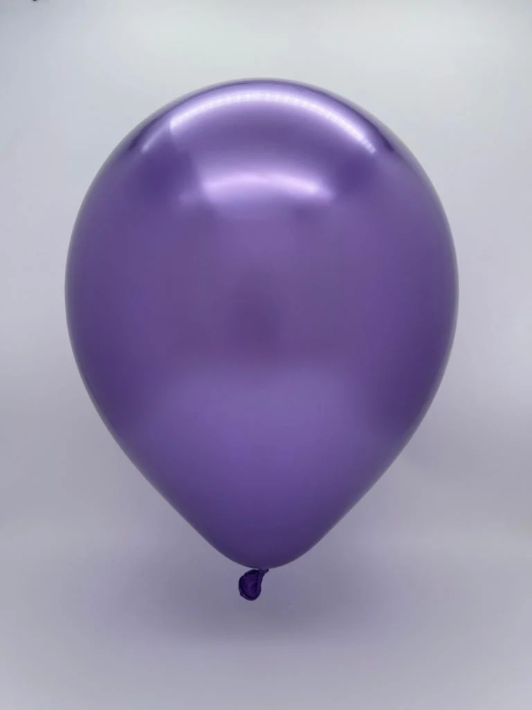5" Kalisan Latex Balloons Mirror Violet (50 Per Bag) - Image 2