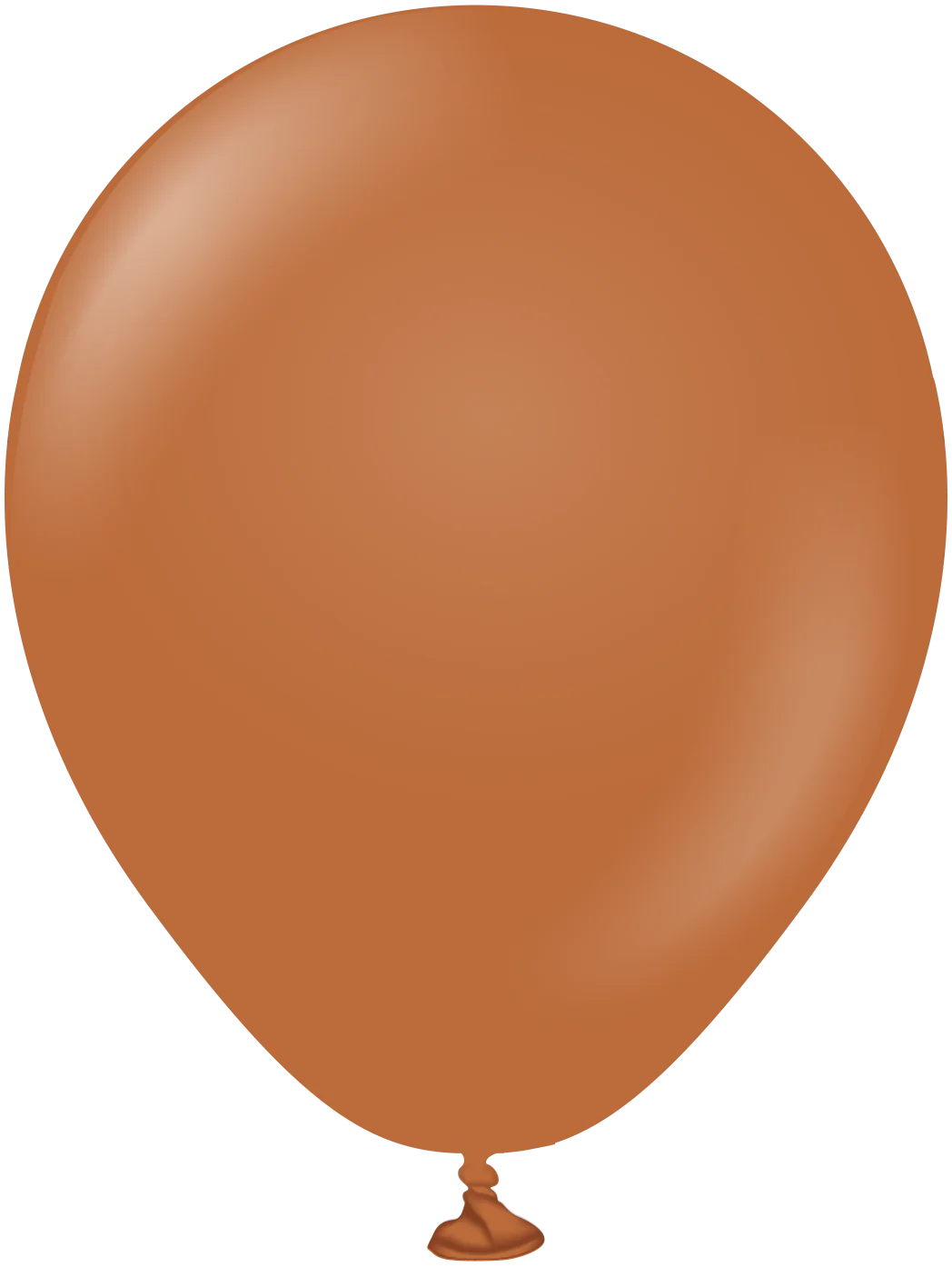 5" Kalisan Latex Balloons Standard Caramel Brown (50 Per Bag)