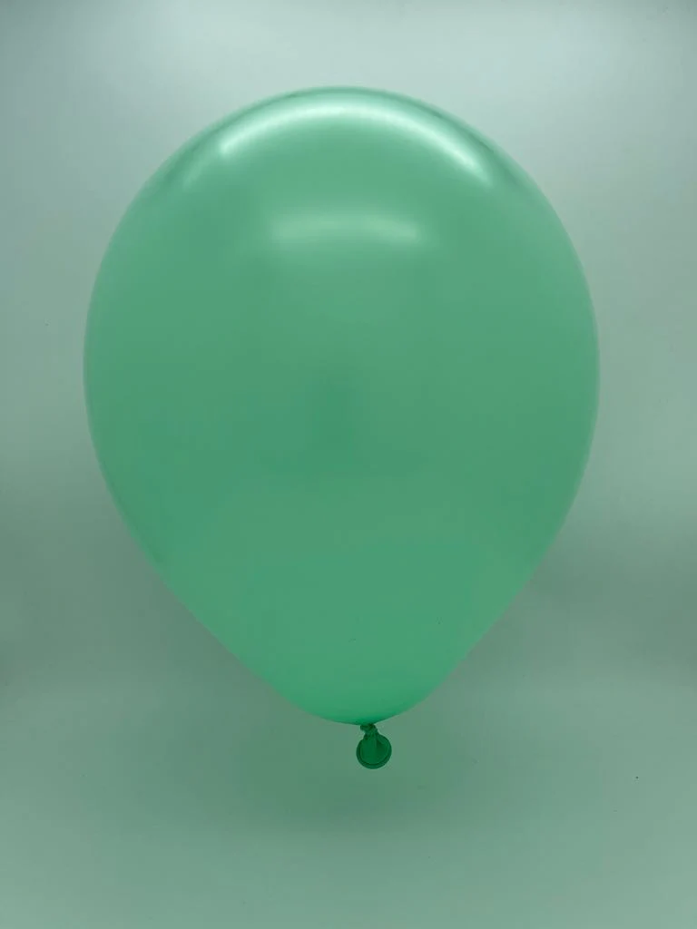 5" Kalisan Latex Balloons Standard Mint Green (50 Per Bag) - Image 2