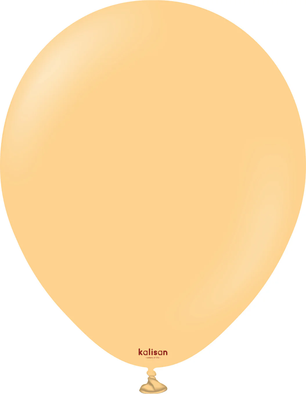 5" Kalisan Latex Balloons Standard Peach (50 Per Bag)