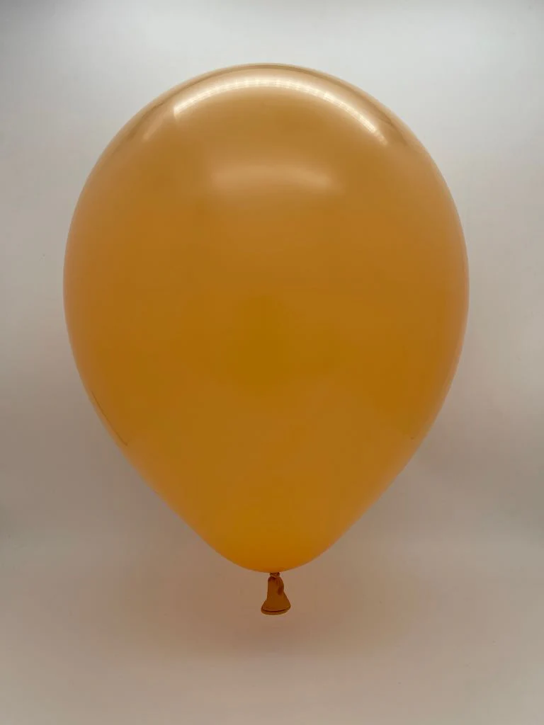 5" Kalisan Latex Balloons Standard Peach (50 Per Bag) - Image 2