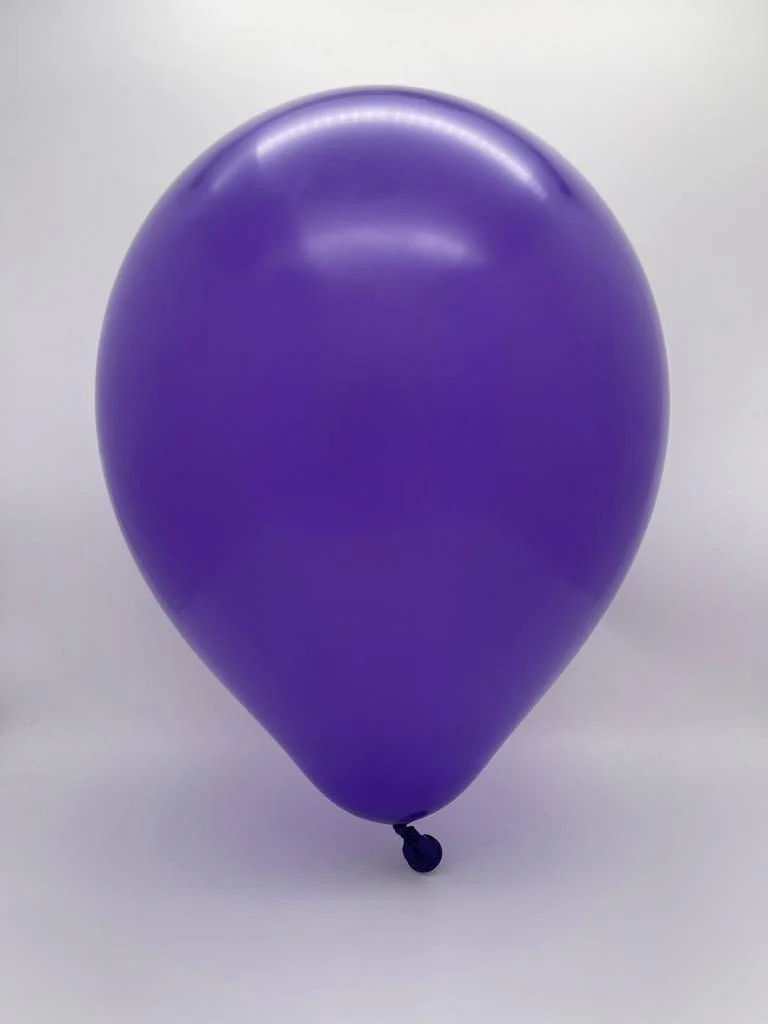 5" Kalisan Latex Balloons Standard Violet (50 Per Bag) - Image 2
