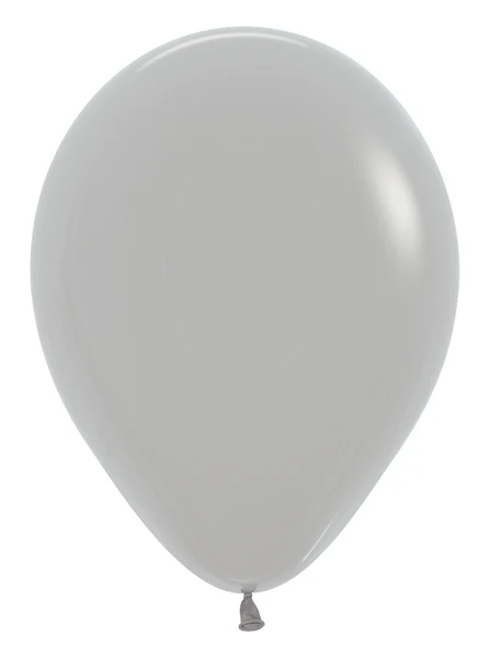 5" Latex Balloons (100 Per Bag) Deluxe Gray Sempertex/Betallatex