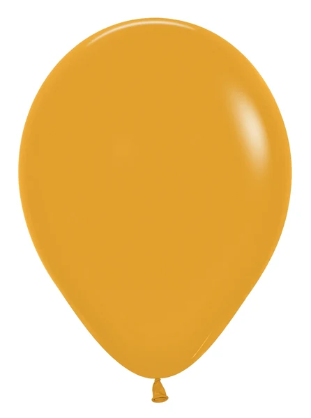 5" Latex Balloons (100 Per Bag) Deluxe Mustard Sempertex/Betallatex