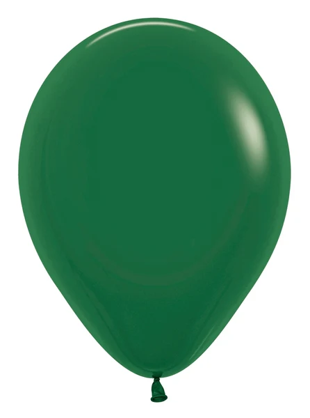 5" Latex Balloons (100 Per Bag) Fashion Forest Green Sempertex/Betallatex