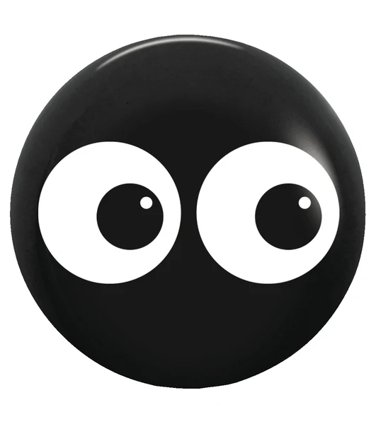 5" Latex Balloons - Top Print (100 Per Bag) (Deluxe Black) Double Eye Betallatex Sempertex/Betallatex