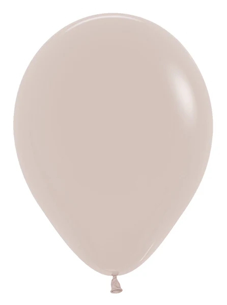 5" Latex Deluxe White Sand Latex Balloons (100 Per Bag) Sempertex/Betallatex