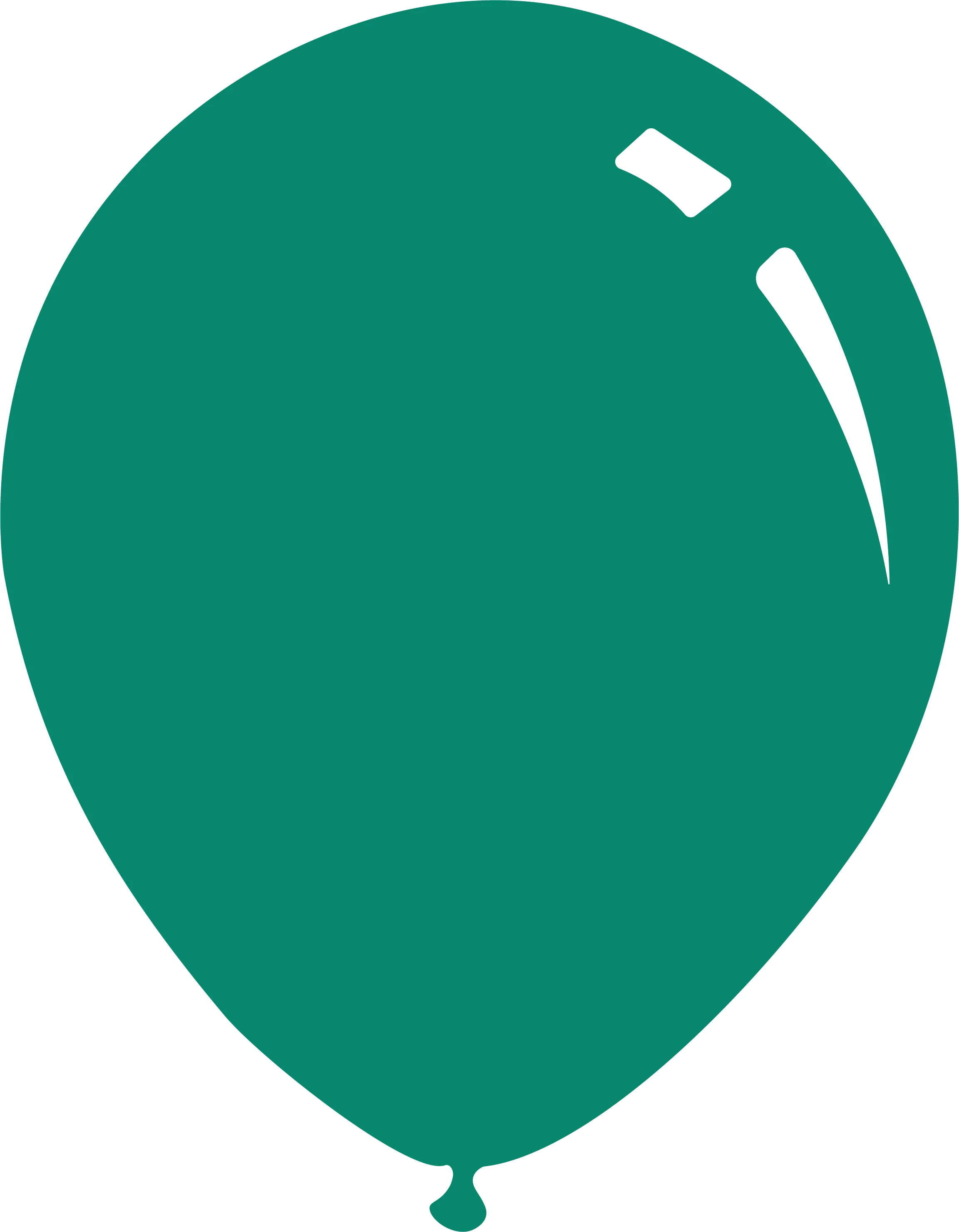 5" Metallic Green Decomex Latex Balloons (100 Per Bag)