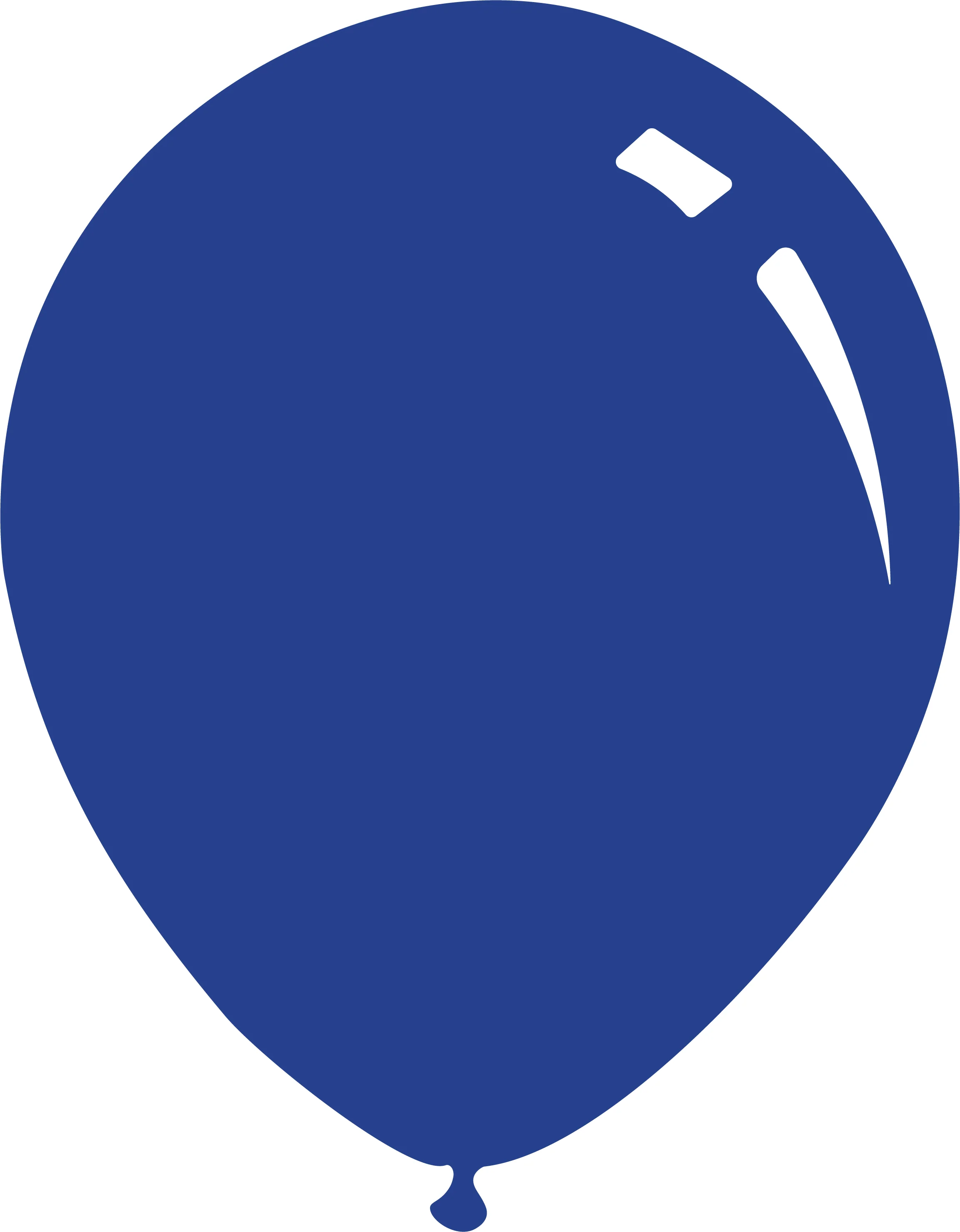 5" Pastel Navy Blue Decomex Latex Balloons (100 Per Bag)