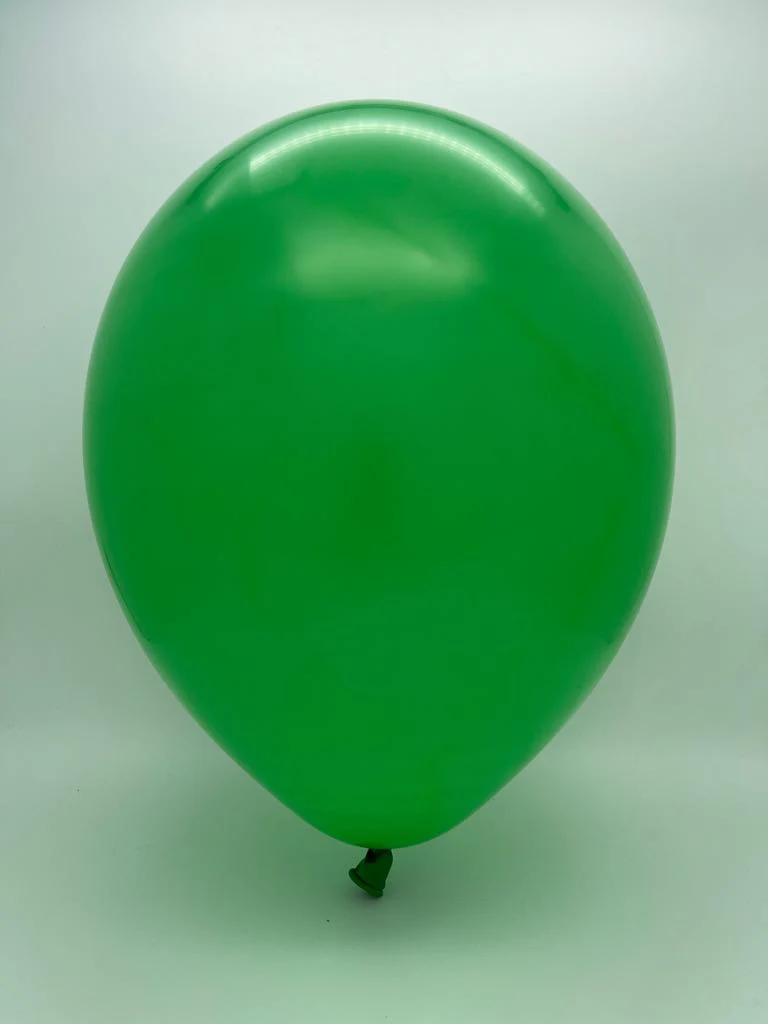 5" Standard Green Decomex Latex Balloons (100 Per Bag) - Image 2