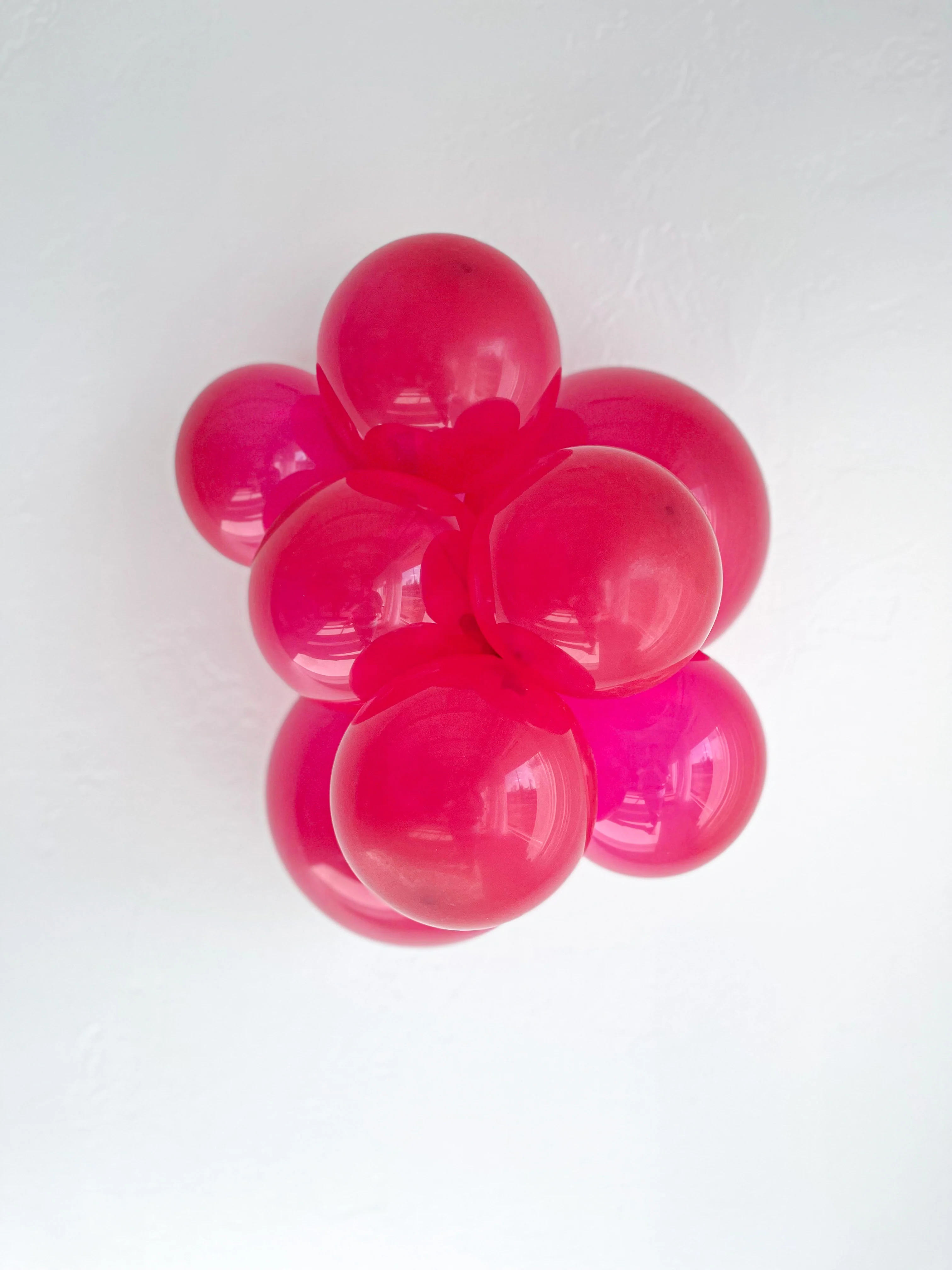 5 Inch Tuftex Latex Balloons (50 Per Bag) Crystal/Jewel Magenta - Image 3
