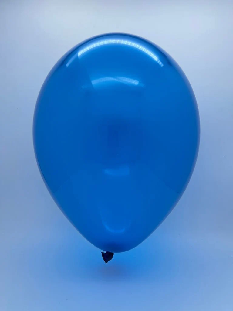 5 Inch Tuftex Latex Balloons (50 Per Bag) Crystal/Jewel Sapphire Blue - Image 2