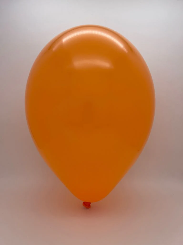5 Inch Tuftex Latex Balloons (50 Per Bag) Standard Orange - Image 2