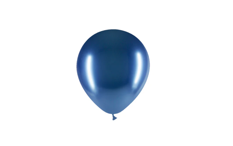 5'' Balloonia Latex Balloons Professional Line Brilliant Blue (100 Per Bag) - Image 3