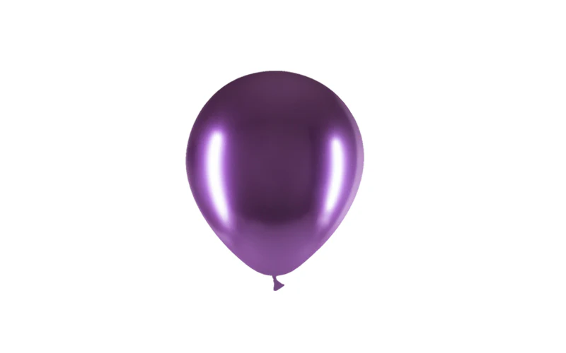 5'' Balloonia Latex Balloons Professional Line Brilliant Purple (100 Per Bag) - Image 3