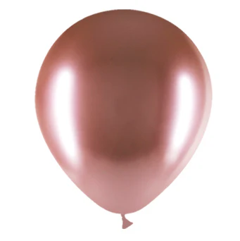 5'' Balloonia Latex Balloons Professional Line Brilliant Rose Gold (100 Per Bag)