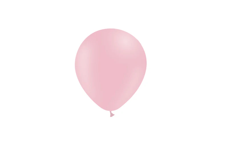 5'' Balloonia Latex Balloons Professional Line Matte Baby Pink (100 Per Bag) - Image 3