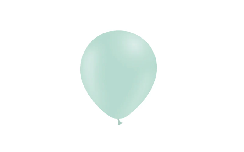 5'' Balloonia Latex Balloons Professional Line Matte Green (100 Per Bag) - Image 3